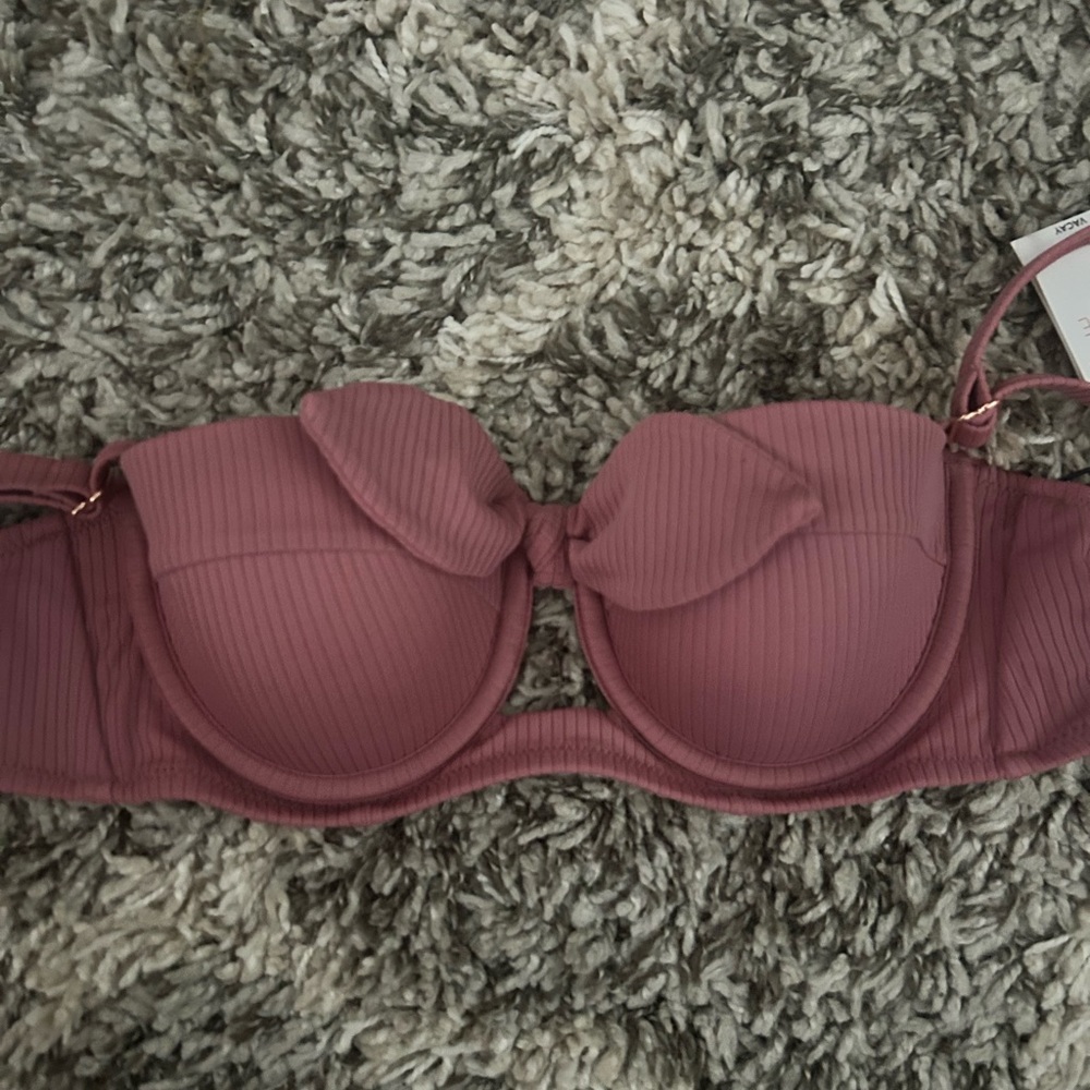 Magenta Cupped bikini top